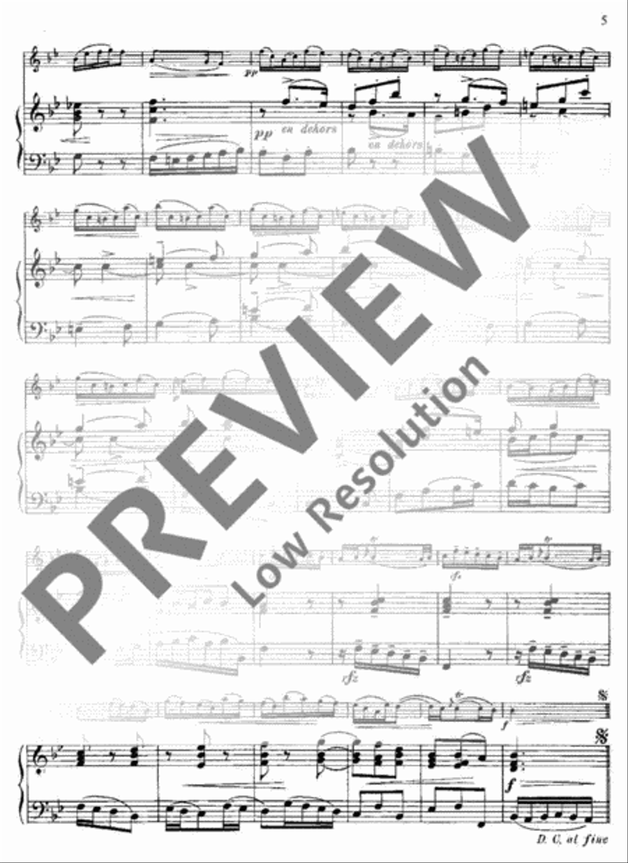 Aria/Sarabande et Courante Violin Solo scores gallery preview page 6