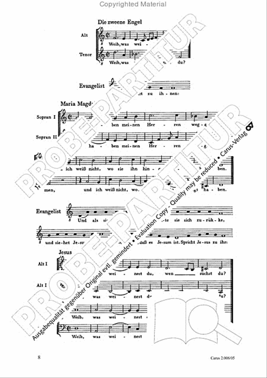 Auferstehungs-Historie SSAATB scores gallery preview page 9