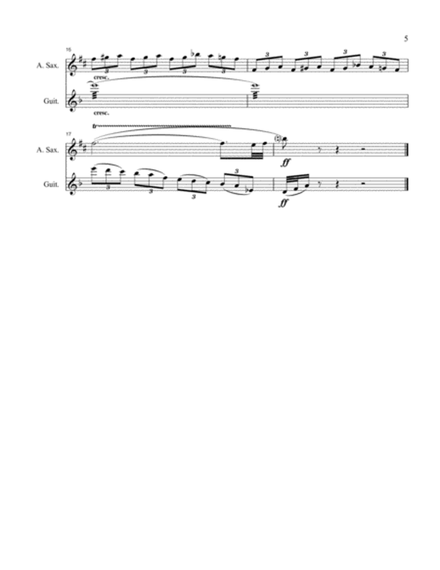 Four Spanish Dances for Alto Saxophone and Guitar image number null