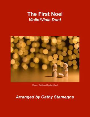 Book cover for The First Noel (Violin/Viola Duet)
