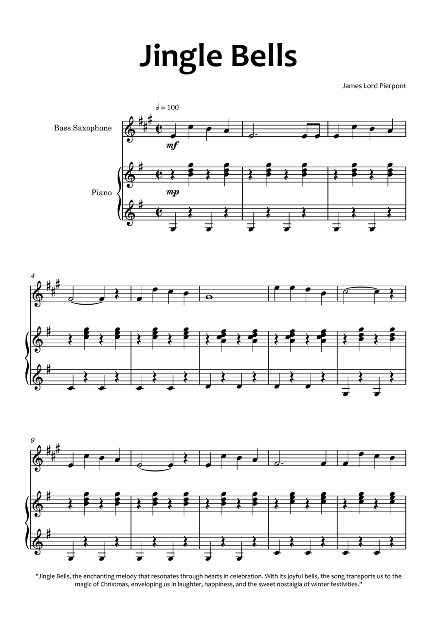 Jingle Bells Chamber Music scores gallery preview page 1