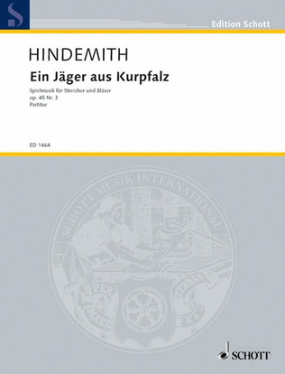 Book cover for Ein Jäger aus Kurpfalz