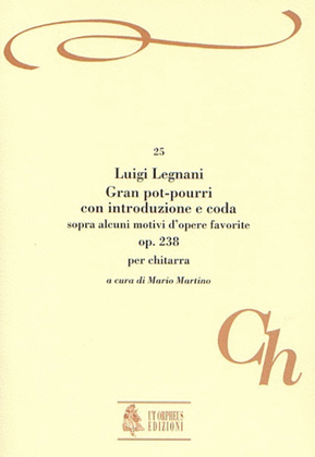 Book cover for Gran pot-pourri con Introduzione e Coda sopra alcuni motivi d’opere favorite Op. 238 for Guitar
