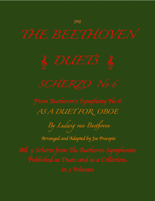 The Beethoven Duets For Oboe Scherzo No. 6