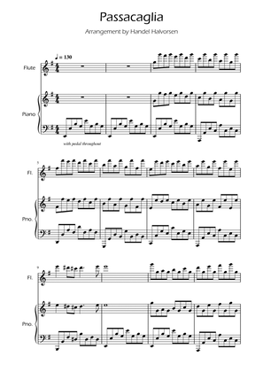 Passacaglia - Handel/Halvorsen - Flute Solo w/ Piano