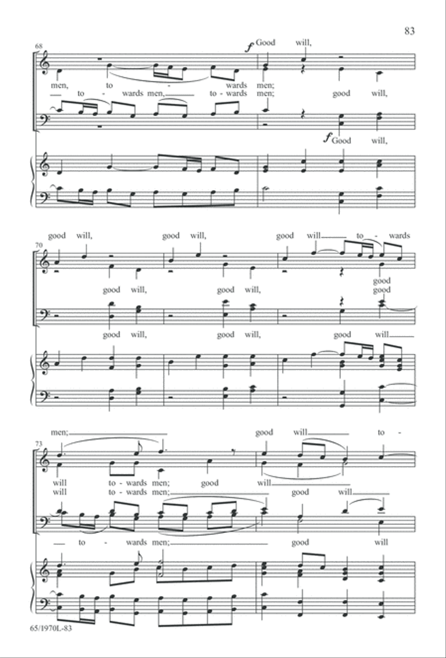 A Great and Mighty Wonder 4-Part scores gallery preview page 84