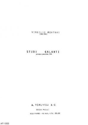 Book cover for Studi galanti