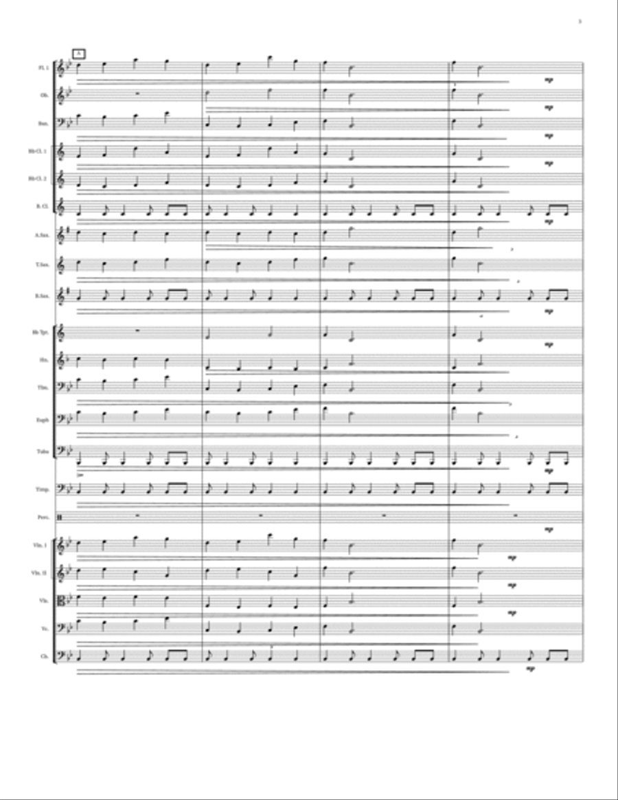 A Momentous Occasion Concert Band scores gallery preview page 4