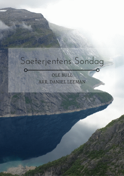 Saeterjentens Sondag for Double Bass & Piano image number null