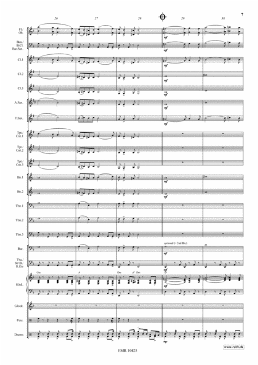 Americana Suite Americana Suite Concert Band scores gallery preview page 8