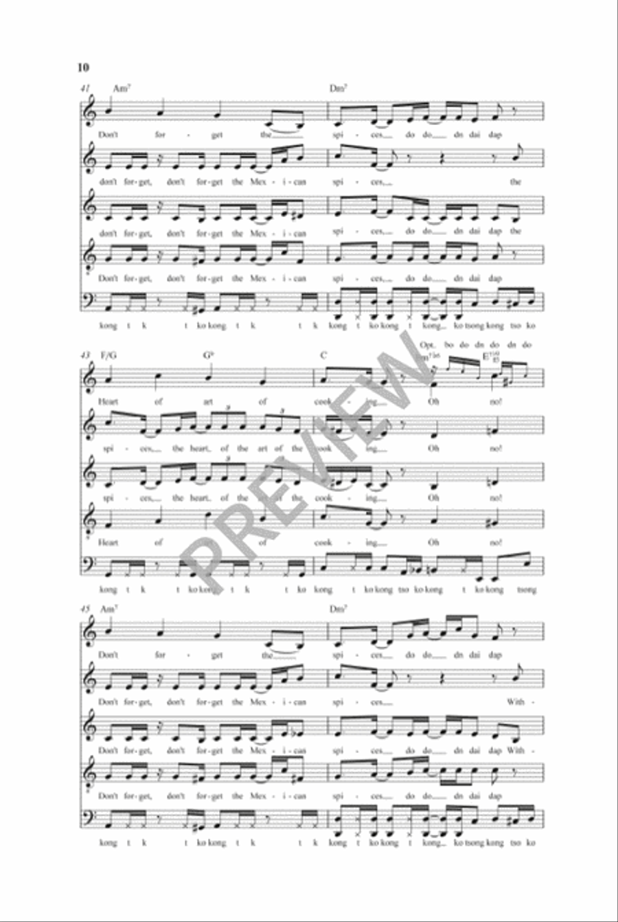 Chili Con Carne (SSATB) Chili Con Carne (SSATB) SSATB scores gallery preview page 9