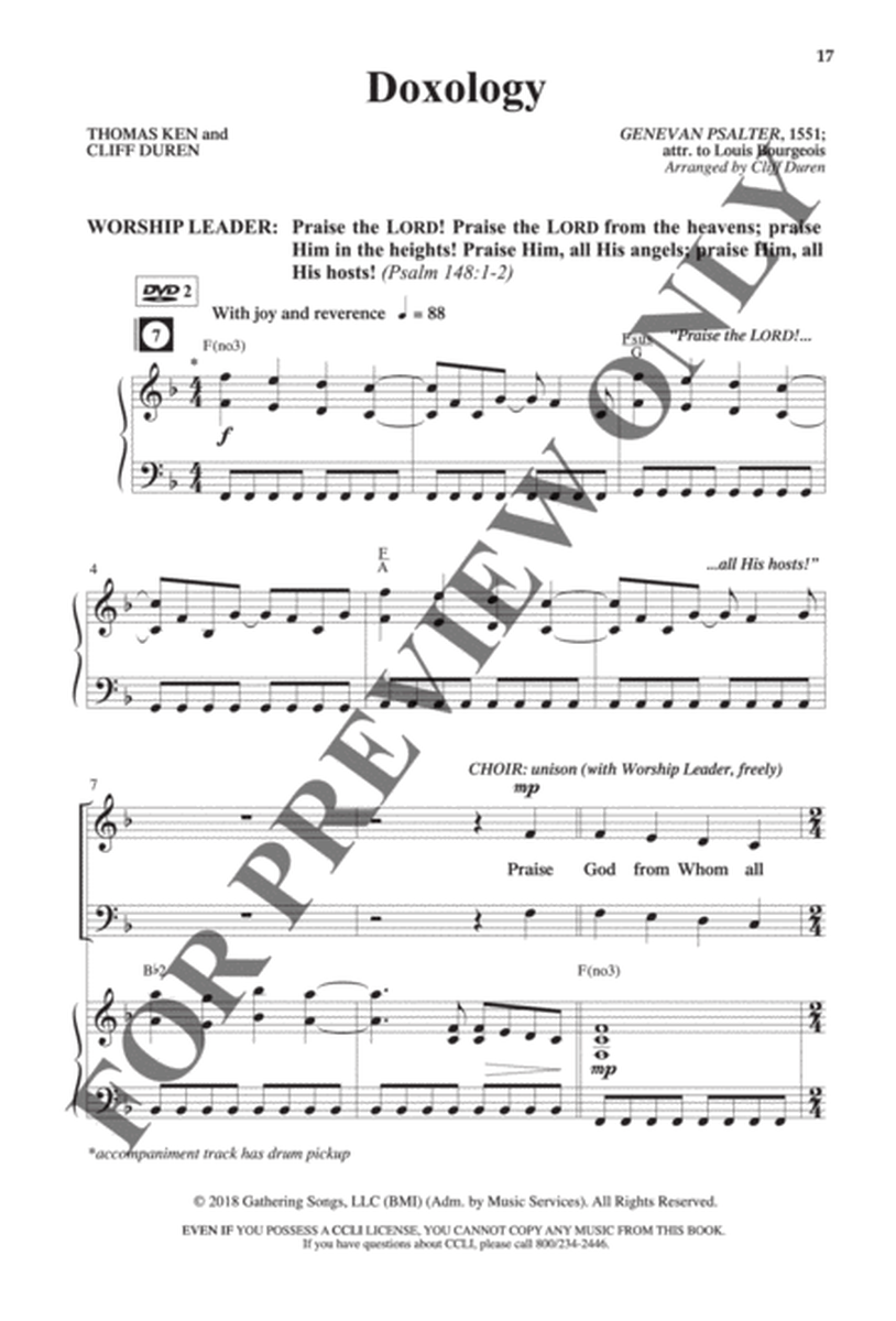 And So We Sing - Choral Book