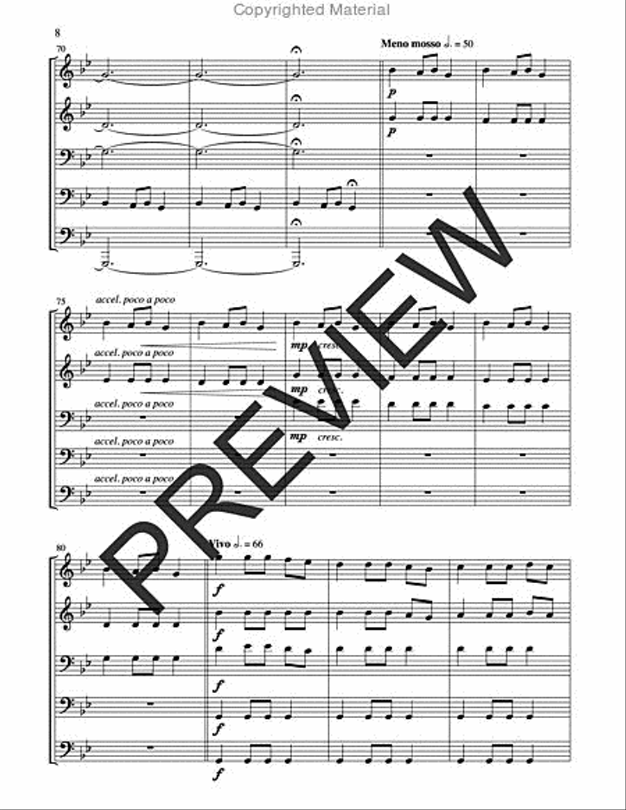 Carol of the Bells Carol of the Bells Horn scores gallery preview page 8