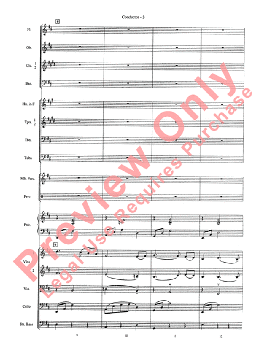 Ashokan Farewell Full Orchestra scores gallery preview page 6