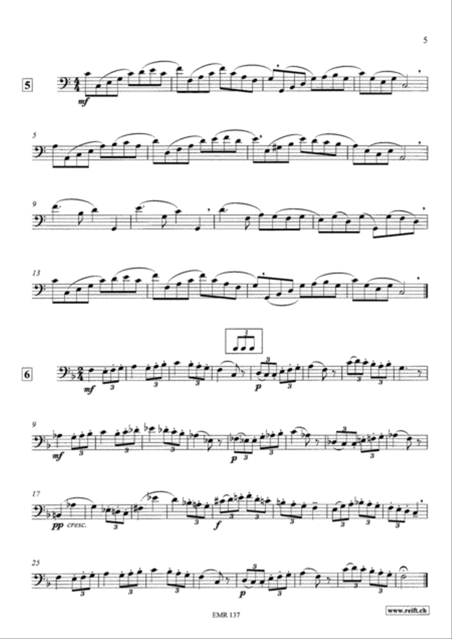 Technical & Melodic Studies Vol. 3 Trombone scores gallery preview page 5