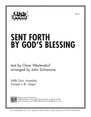 Book cover for Sent Forth By God's Blessing | Download Edition