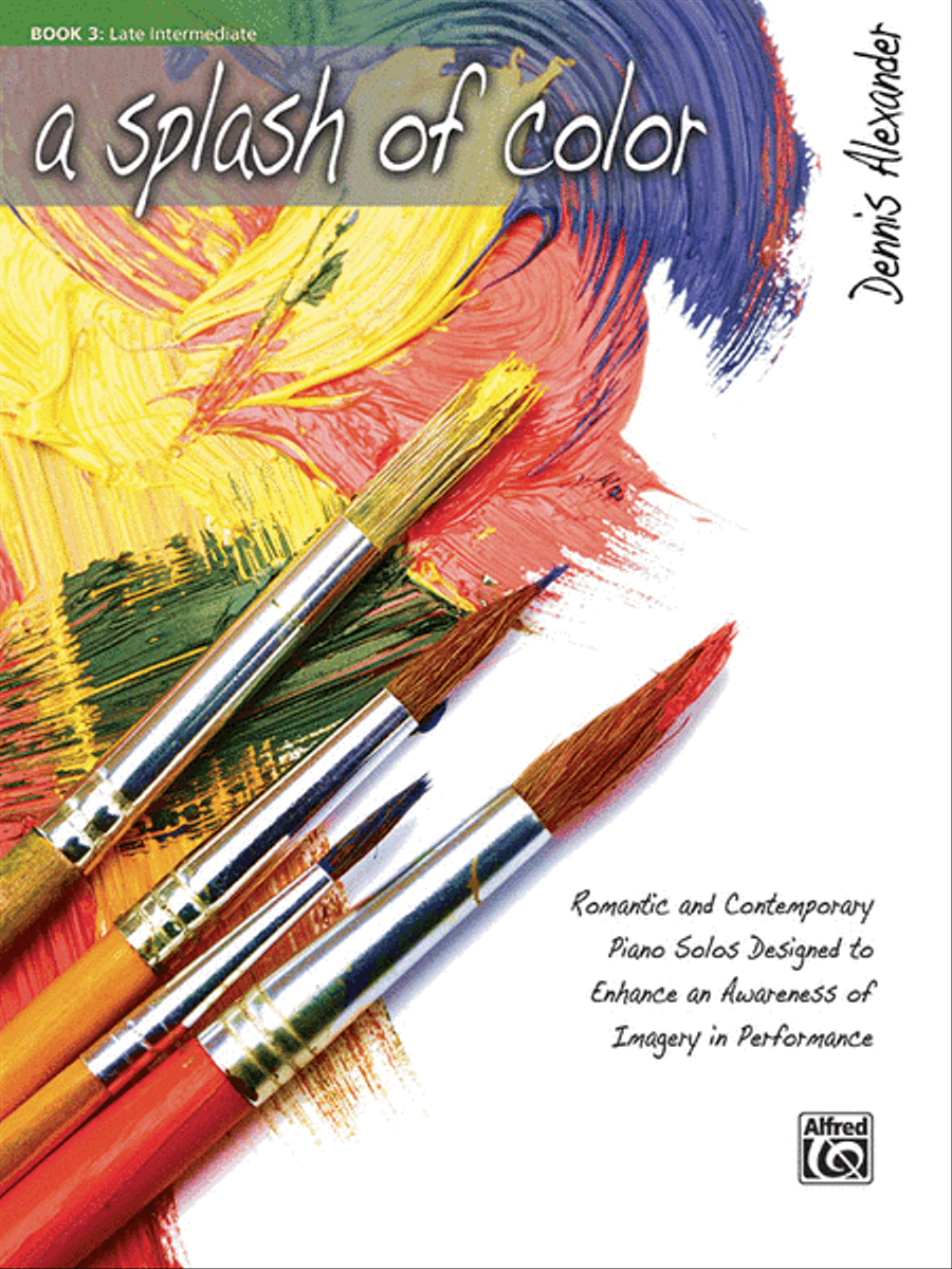 A Splash of Color Piano Solo scores gallery preview page 1