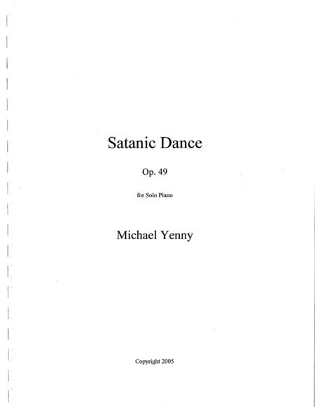 Satanic Dance, op. 49 image number null
