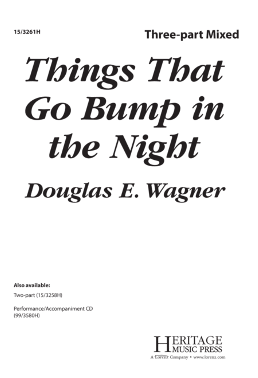 Things That Go Bump in the Night 3-Part scores gallery preview page 1