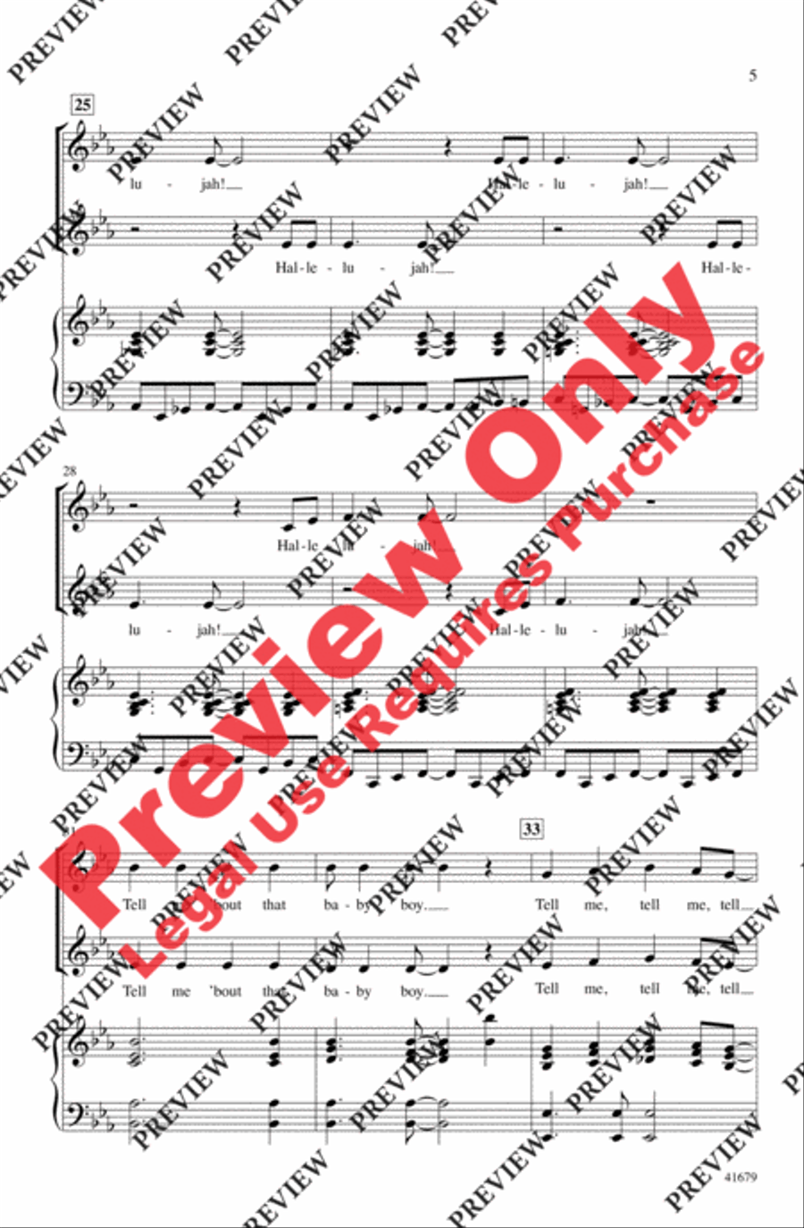 Tell Me, Tell Me! 2-Part scores gallery preview page 5