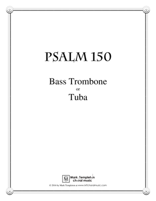 Psalm 150 (Bass Trombone or Tuba)