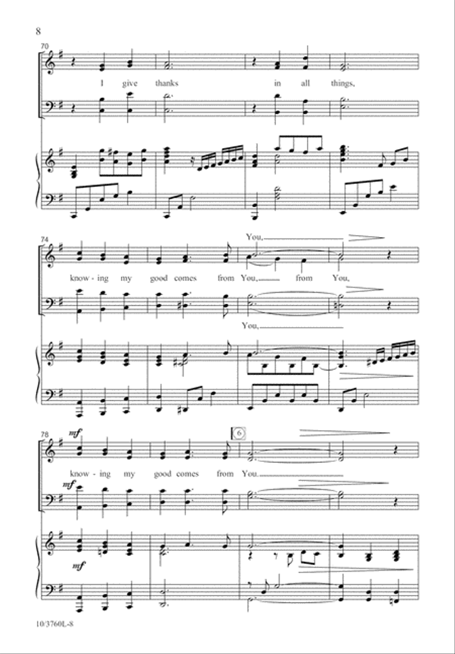 Gratitude Changes Everything 4-Part scores gallery preview page 9