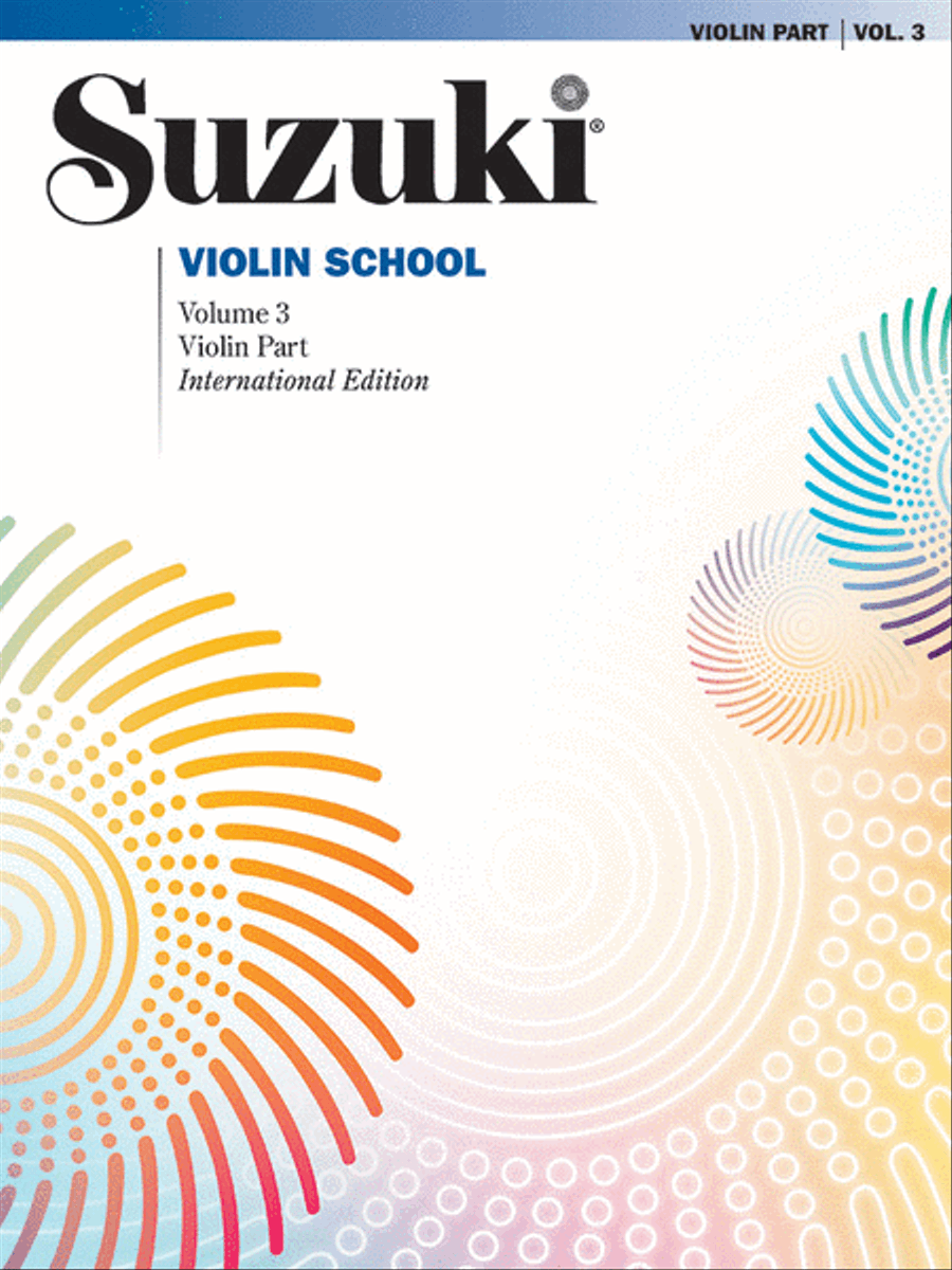 Book cover for Suzuki Violin School, Volume 3