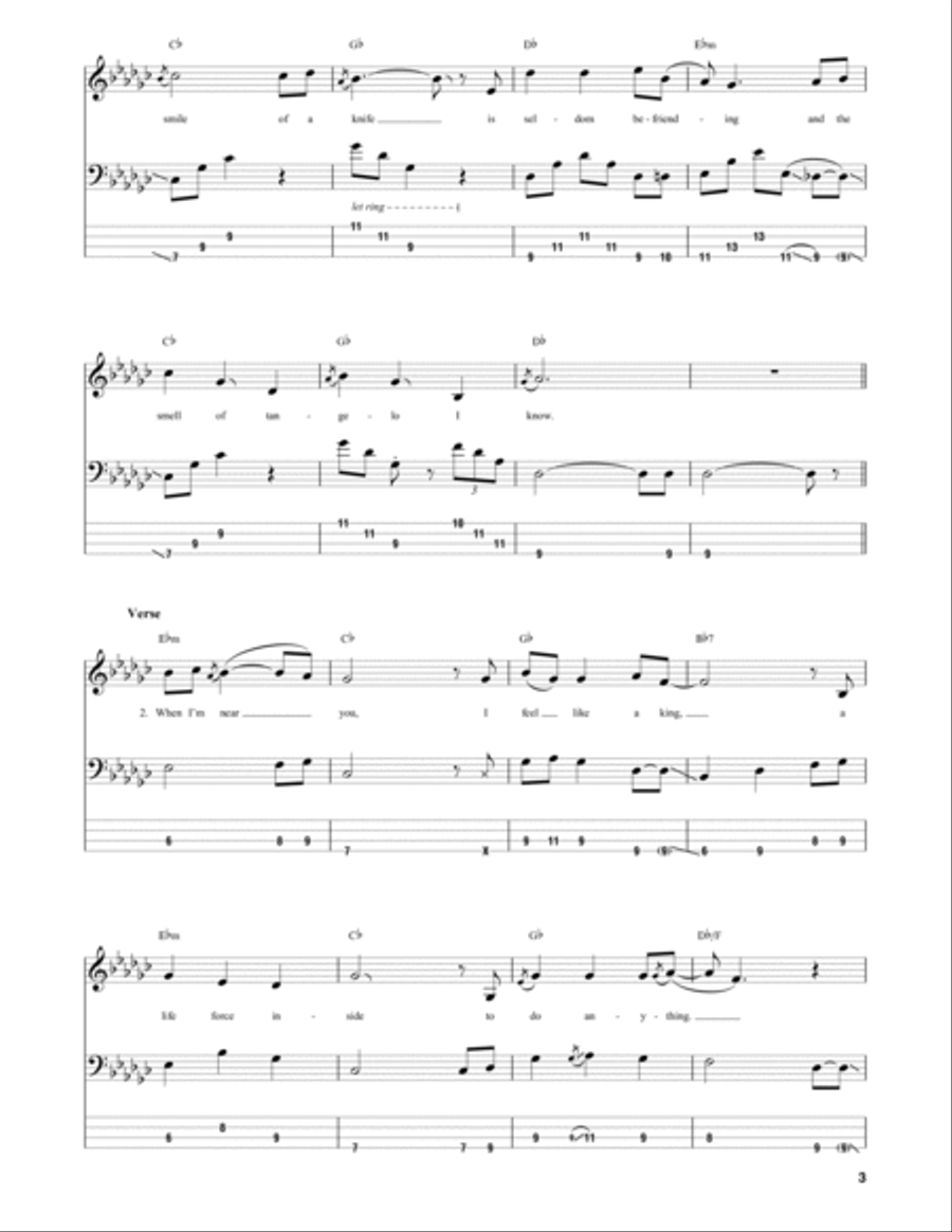 Tangelo Guitar Tablature scores gallery preview page 3