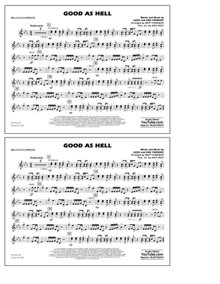 Good As Hell (arr. Matt Conaway and Jack Holt) - Bells/Xylophone