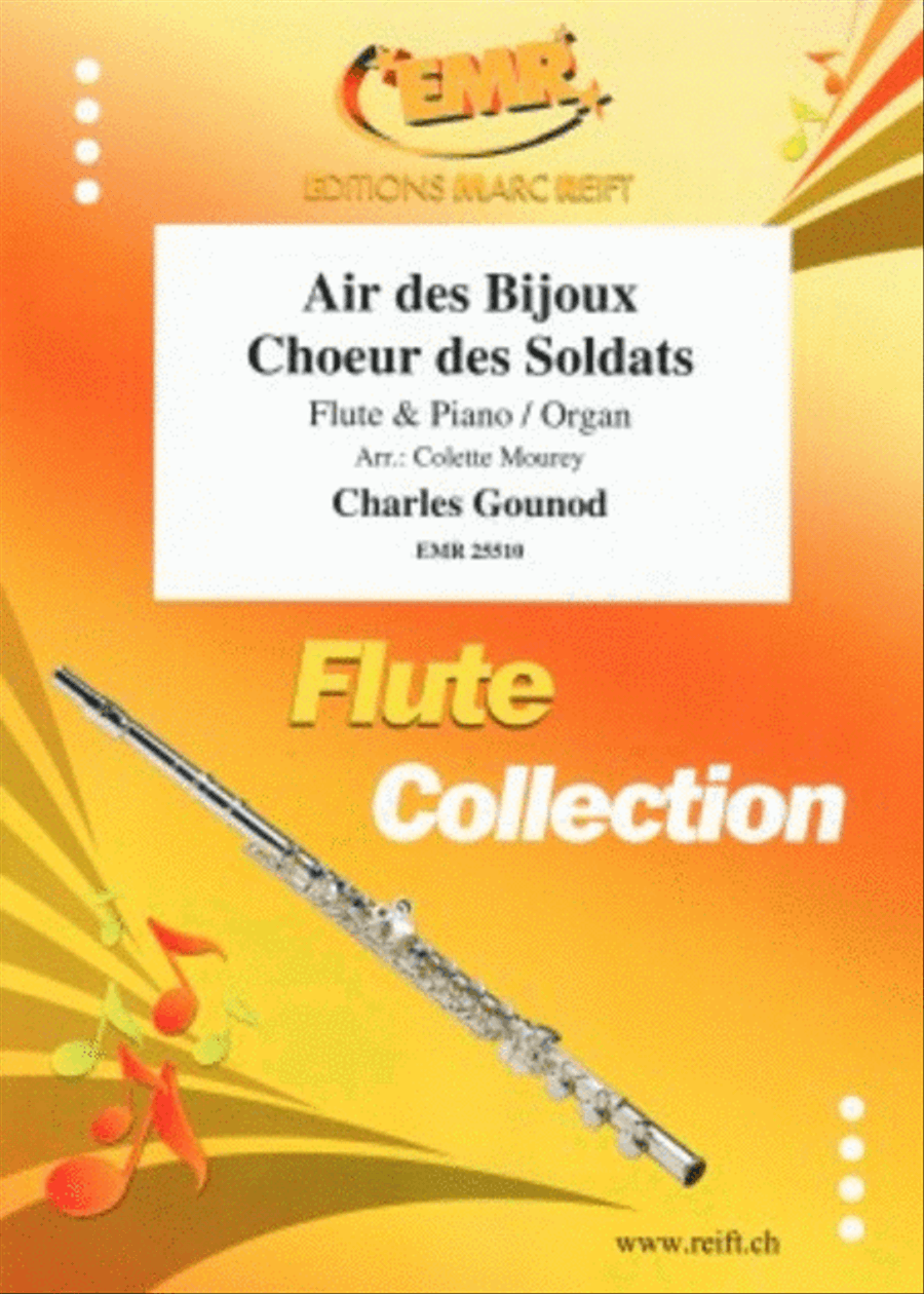 Air des Bijoux / Choeur des Soldats Flute Solo scores gallery preview page 1