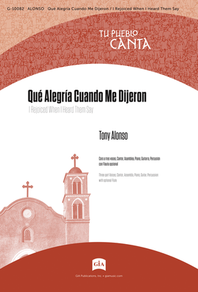 Book cover for Qué Alegría Cuando Me Dijeron