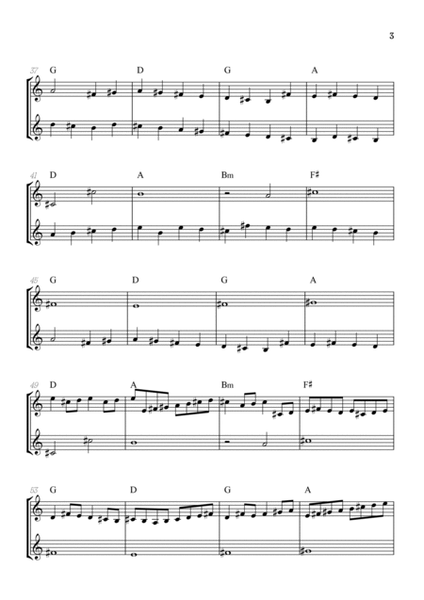 Pachelbel Canon in D • french horn duet sheet music [chords] image number null