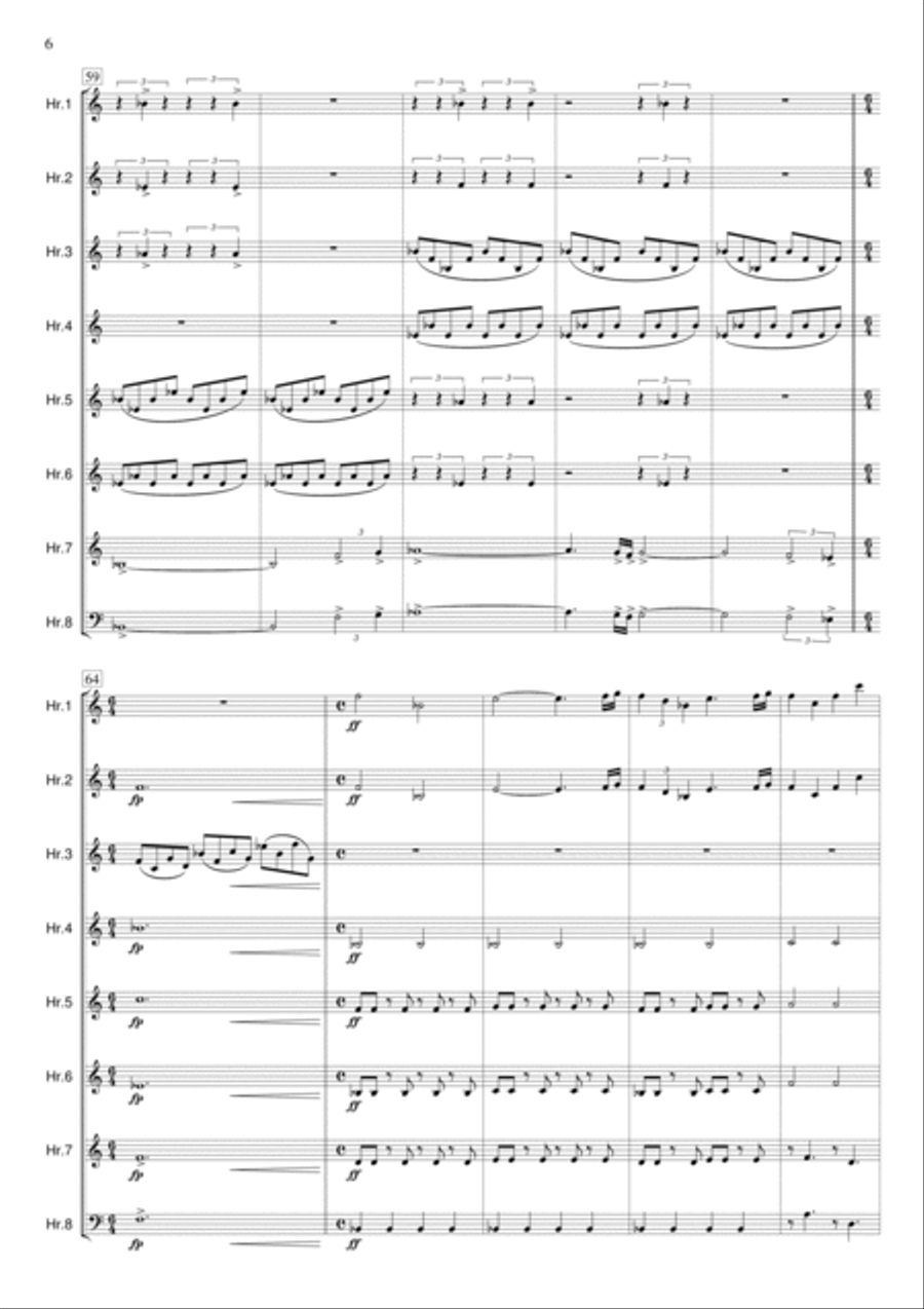 Back To The Future Horn scores gallery preview page 6