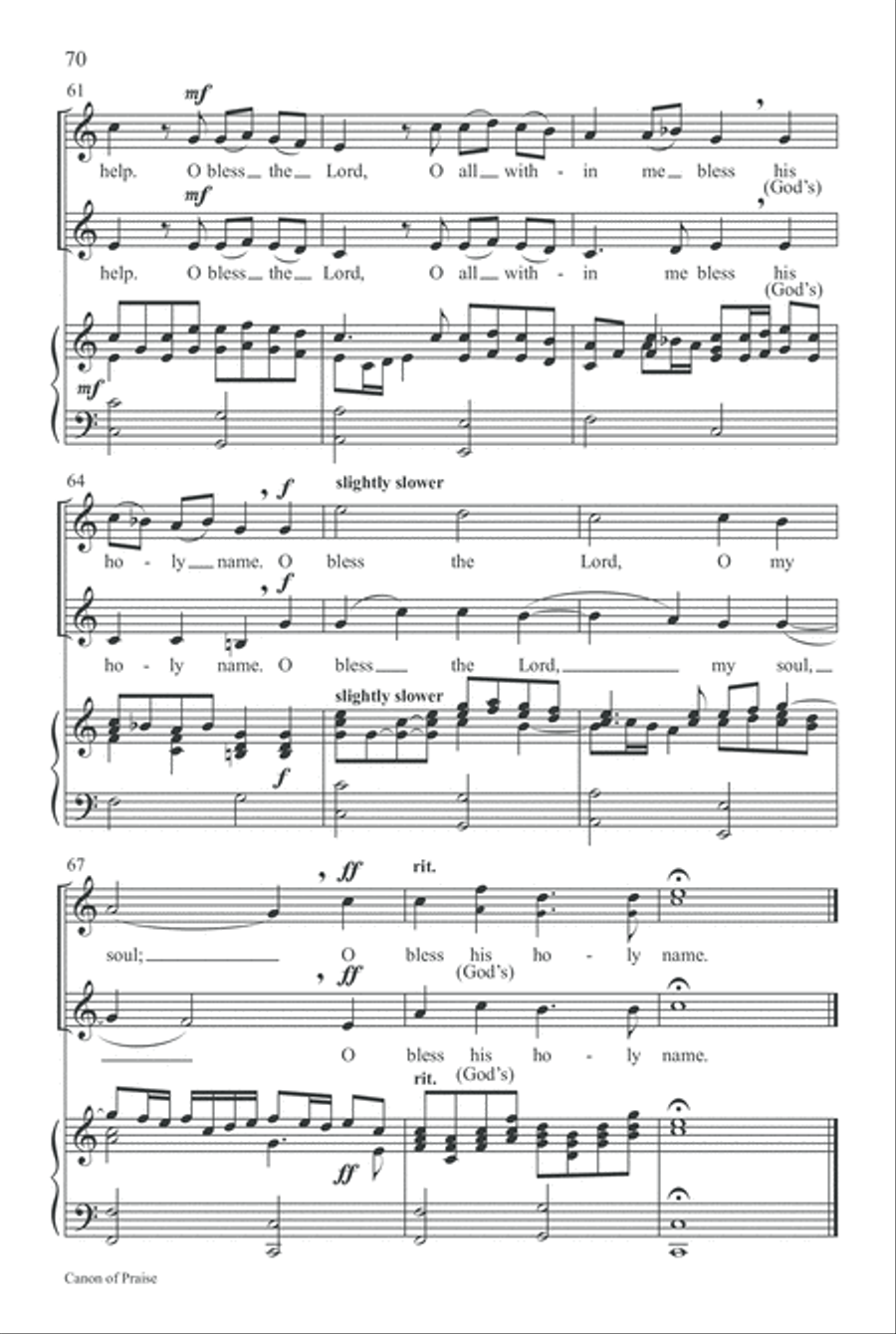 Easy Anthems, Vol. 5 Easy Anthems, Vol. 5 3-Part scores gallery preview page 73