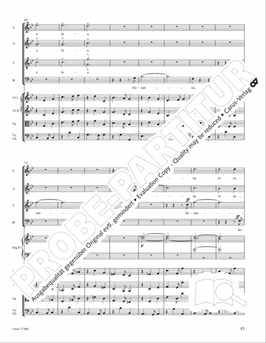 Messe a quatre voix 4-Part scores gallery preview page 94