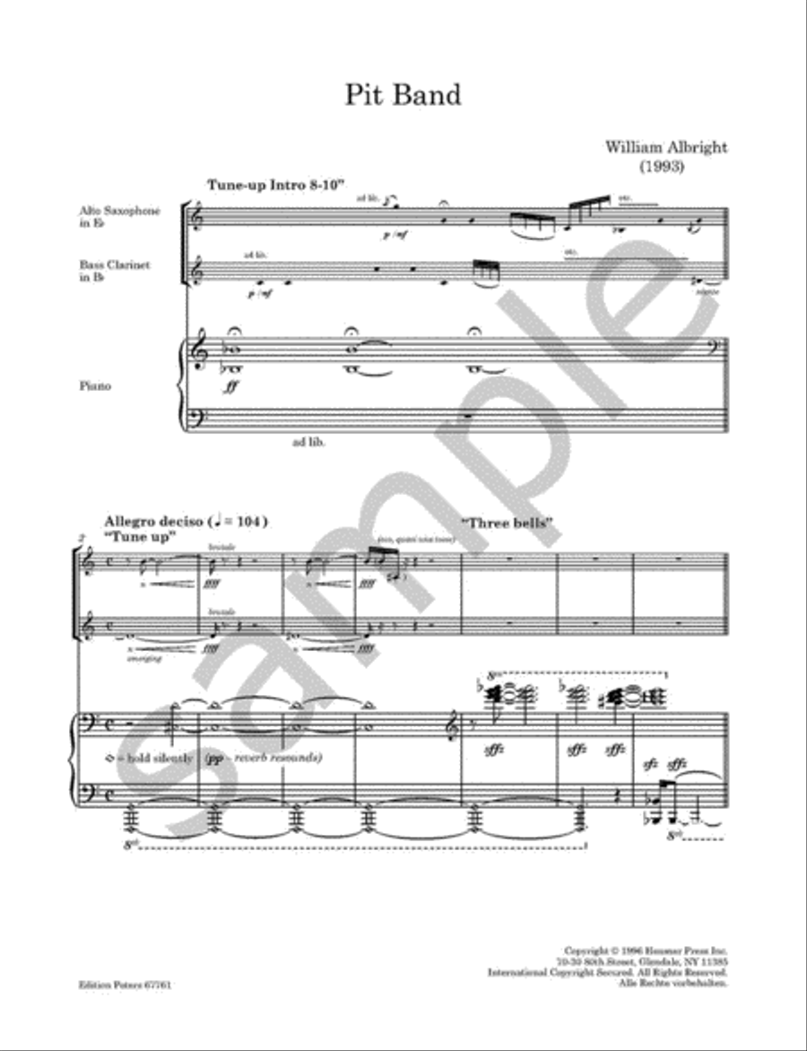 Pit Band Small Ensemble scores gallery preview page 3