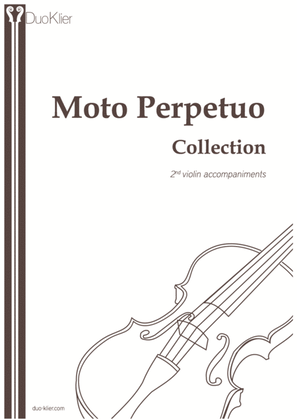 Book cover for Violin Moto Perpetuo Collection, 2nd violin accompaniments