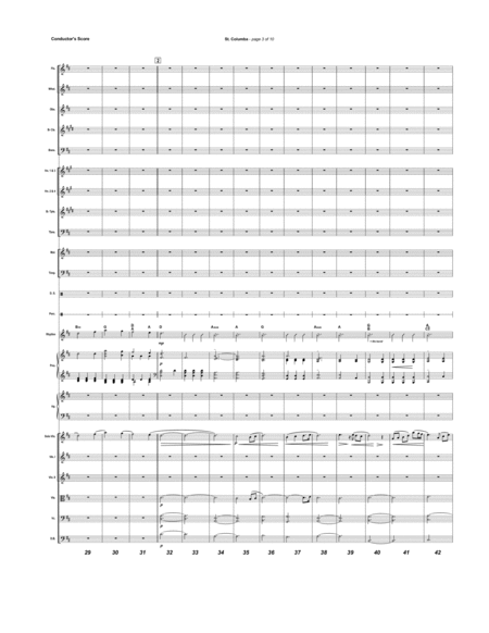 St. Columba - Orchestral Score & Parts image number null