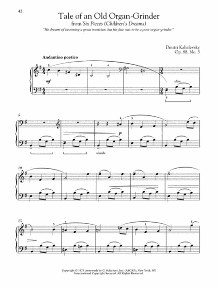 Dmitri Kabalevsky - Selected Piano Pieces Piano Solo scores gallery preview page 8