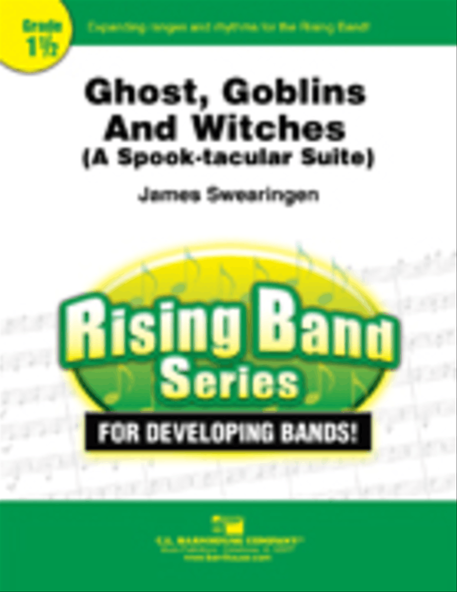 Ghosts, Goblins and Witches Concert Band scores gallery preview page 1