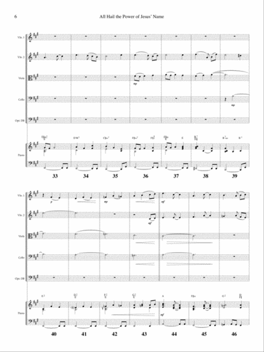 Creative Hymns for String Quartet, Volume 1 String Quartet scores gallery preview page 5