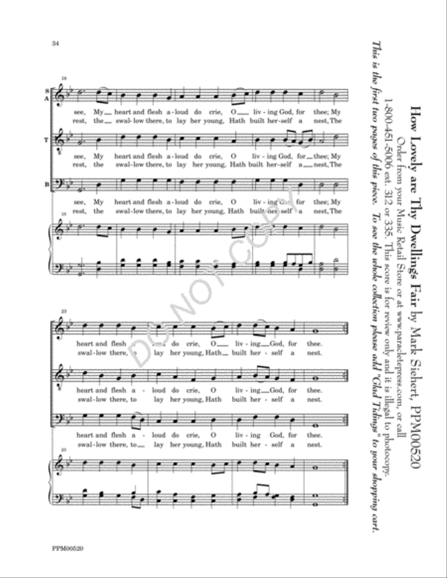 Glad Tidings Glad Tidings 4-Part scores gallery preview page 19