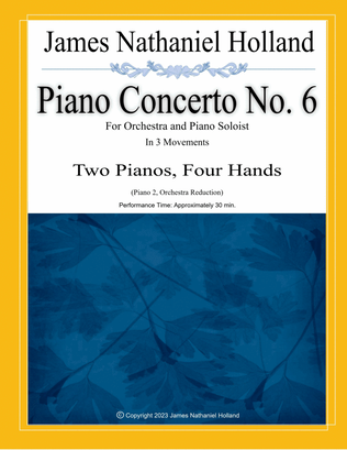 Piano Concerto No. 6, Two Pianos/Four Hands
