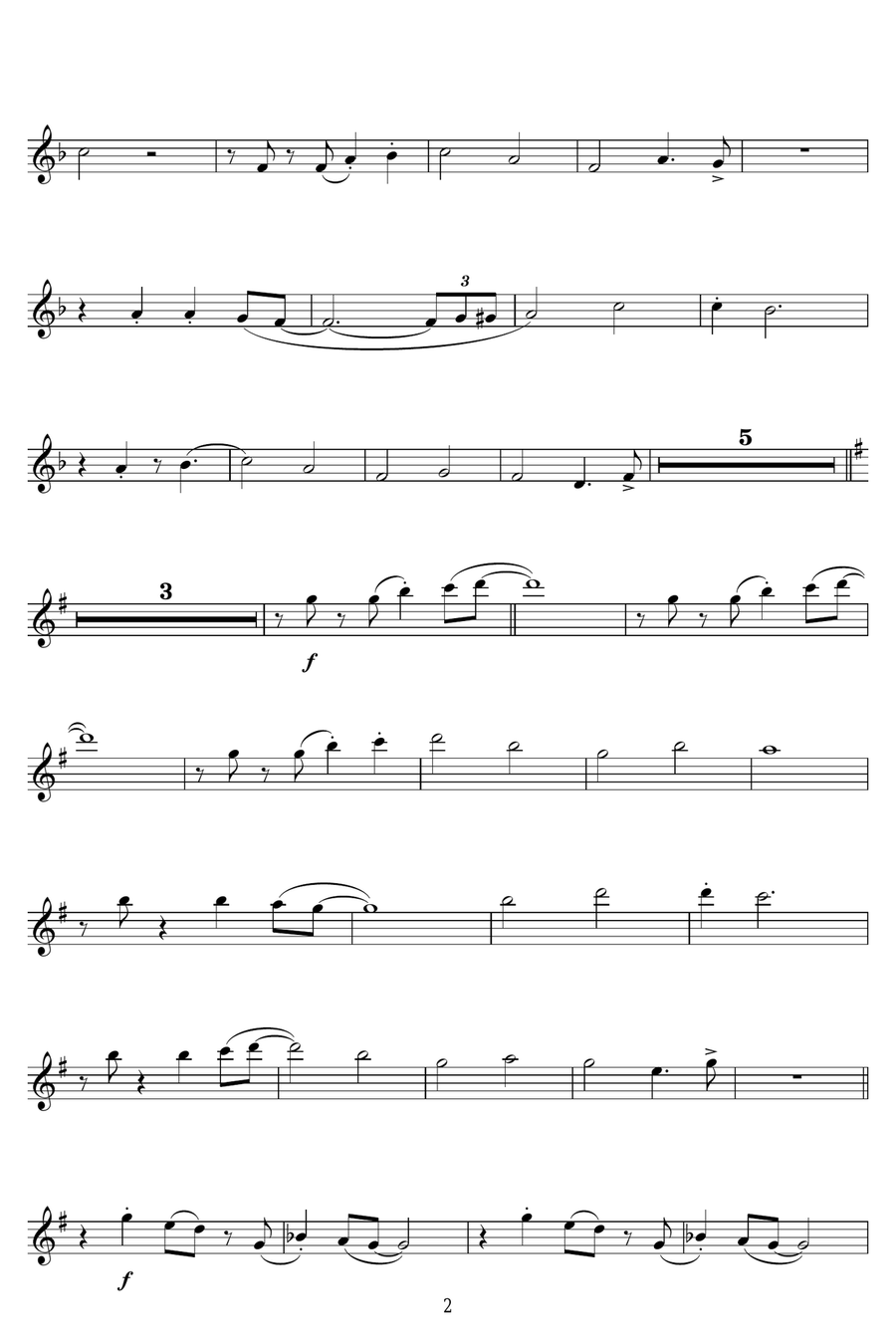 When The Saints Go Marching In Flute Solo scores gallery preview page 2