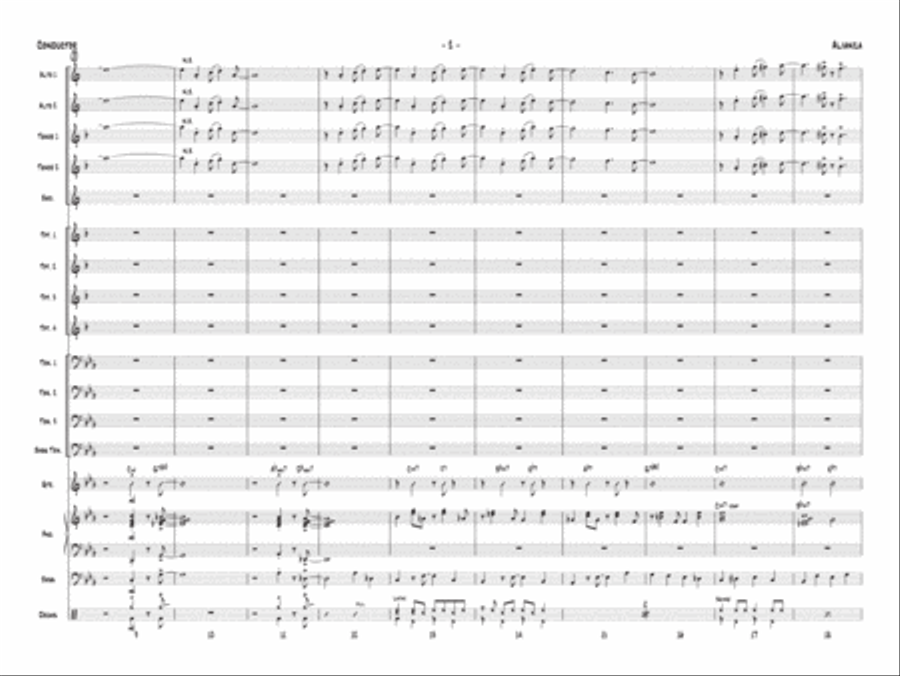 Alianza Jazz Ensemble scores gallery preview page 3