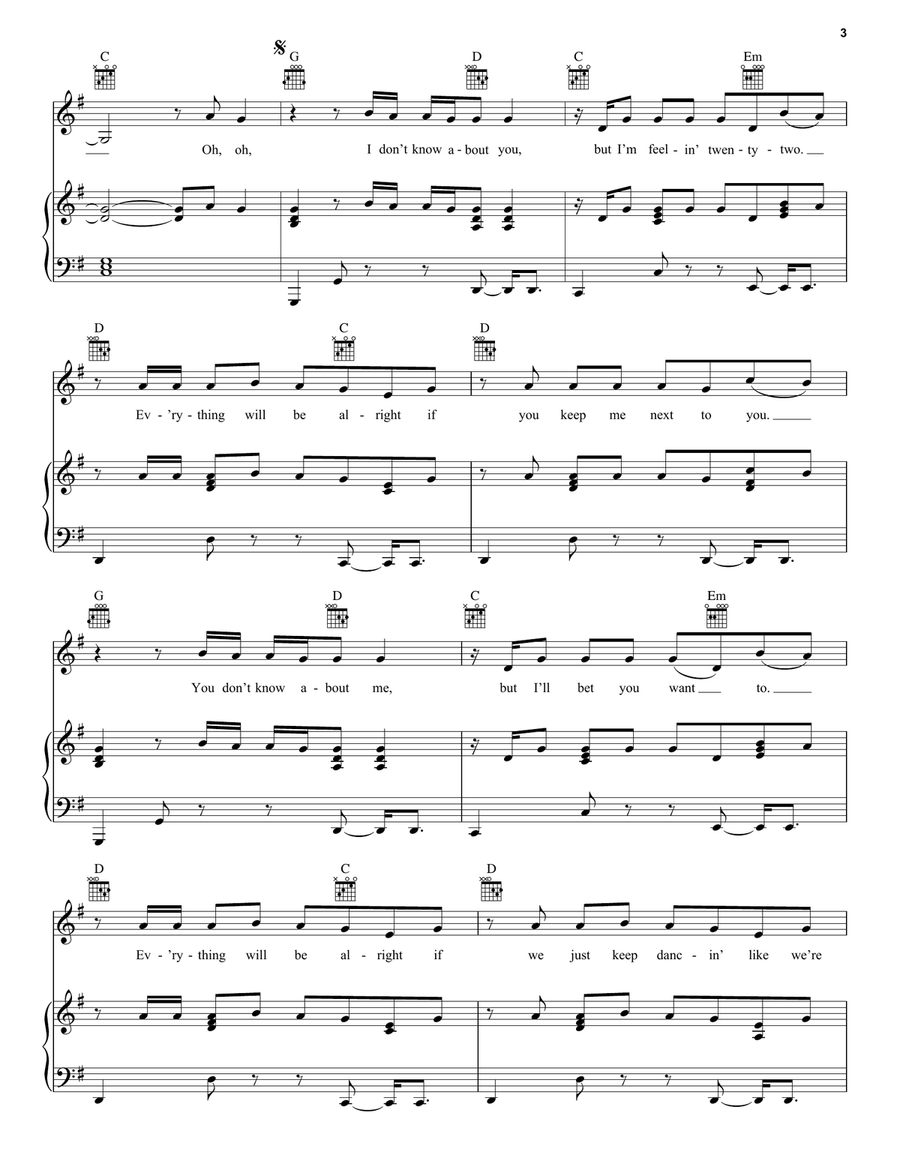 22 22 Acoustic Guitar scores gallery preview page 3