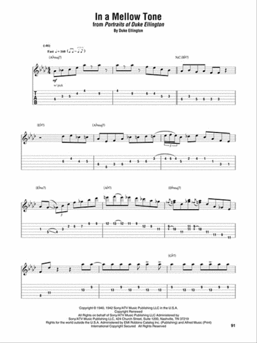 Joe Pass Omnibook Electric Guitar scores gallery preview page 6