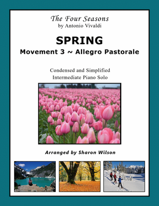 Book cover for SPRING: Movement 3 ~ Allegro Pastorale (from "The Four Seasons" by Vivaldi)
