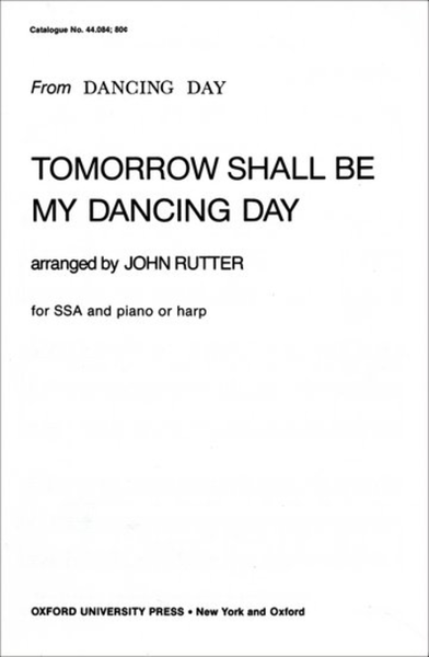 Tomorrow shall be my dancing day image number null