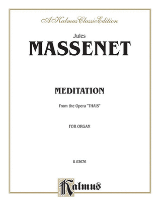 Book cover for Meditation from the Opera Thaïs